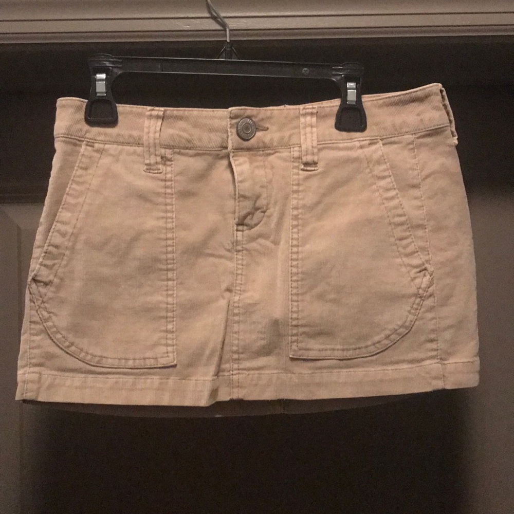 Aeropostale khaki mini skirt